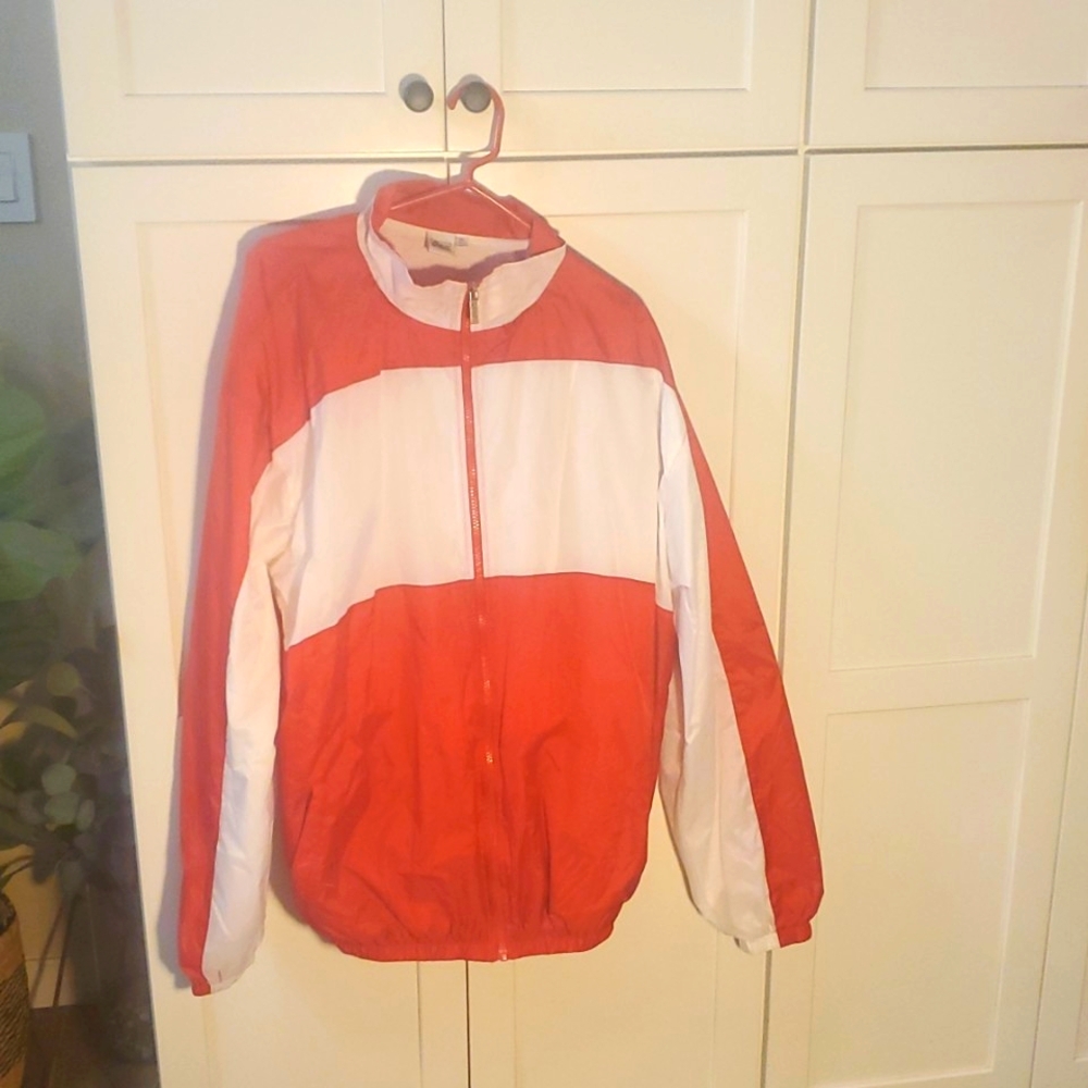 ASICS Men's Red and White Tracksuit